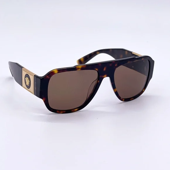 NEW VERSACE VE4436U 108/73 UNISEX HAVANA BROWN SUNGLASSES VERSACE MOD 4436U - Picture 7 of 11